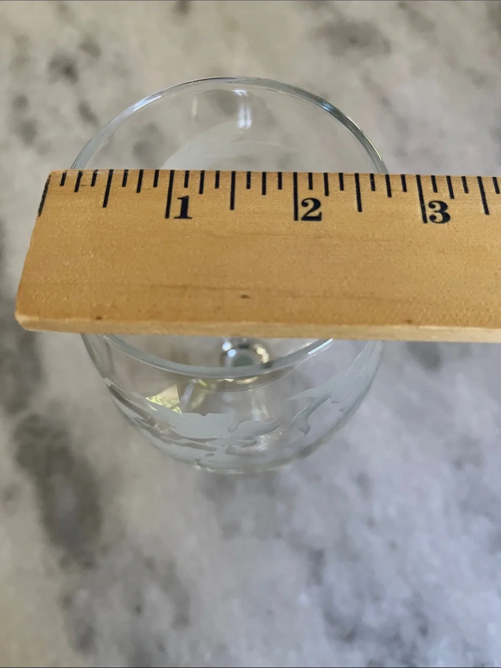 Etched Hummingbird Cylinder Glass Vase w/ Matching Wine Glass - Picture 14 of 15